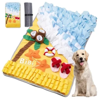 Alfombrilla de Olfateo para Perros y Gatos | Juguete de Rompecabezas de Enriquecimiento Mental de 75×46 Cm