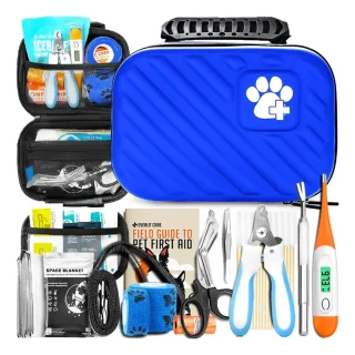 Kit de Primeros Auxilios para Perros y Gatos con 95 Piezas | Botiquín Aprobado por Veterinarios