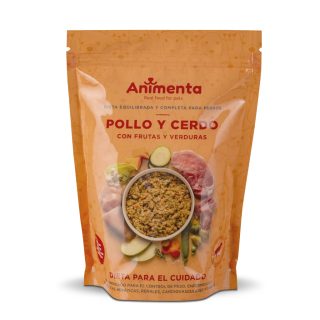 ANIMENTA REAL FOOD POR PETS DIETA DE POLLO Y CERDO