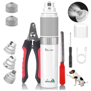 Molinillo de Uñas Eléctrico para Perros y Gatos – Potente, Silencioso y Recargable