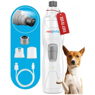 Molinillo de Uñas Eléctrico para Perros y Gatos – Profesional, Silencioso y Recargable