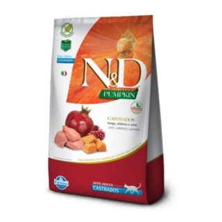 N&D PUMPKIN GATO ADULT CASTRADO 7.5 KILOS