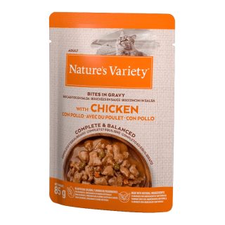 NATURE’S VARIETY BOCADITOS EN SALSA CON POLLO 85gr