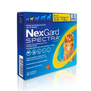 SPECTRA 3 COMPRIMIDOS 3.6-7.5 KG.