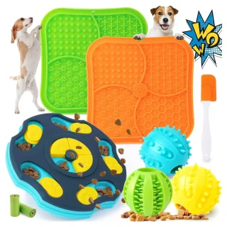 Paquete de 9 Juguetes de Rompecabezas para Perros | Set de Estimulación Mental para Razas Pequeñas y Medianas