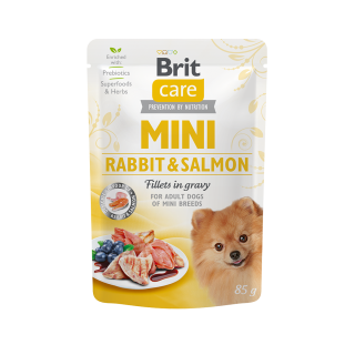 BRIT CARE MINI CONEJO Y SALMÓN 85gr