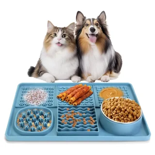 Tapete para Lamer de Silicona | Reductor de Ansiedad y Aburrimiento para Perros y Gatos de 35×22 Cm