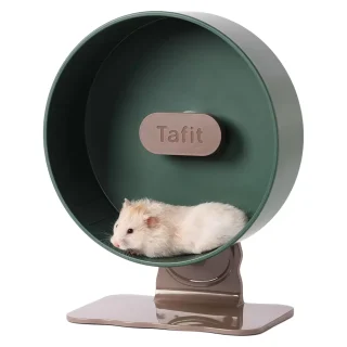 Rueda de Ejercicio Súper Silenciosa XXL (26 cm) | Base Ajustable y Antideslizante para Hámster Sirio y Ratas