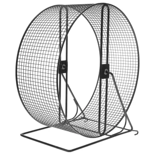 Rueda de Ejercicio Súper Silenciosa de Hierro (26 cm) | Ideal para Hámster Sirio, Erizo y Roedores Grandes