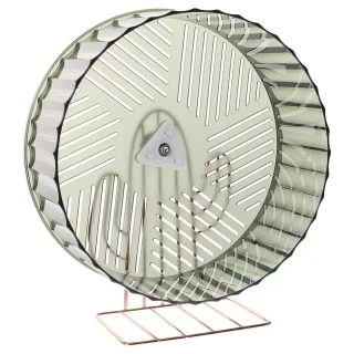 Rueda de Ejercicio Súper Silenciosa y Estable para Roedores (26.5 cm) | Ideal para Rata, Erizo y Hámster Sirio