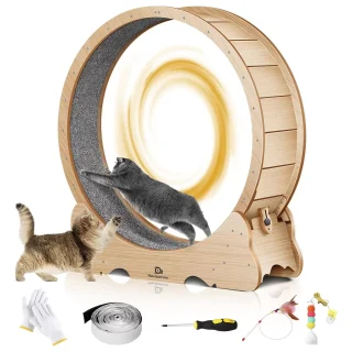 Rueda de Ejercicios para Gatos Grandes / Perros Pequeños – 119x114x35 cm