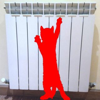 Salva-Dits de gats, gossos, fures. Protegeix dels radiadors. (25pcs). Blanc.