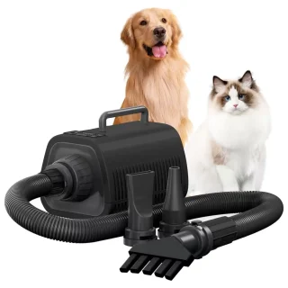 Secador de Pelo Profesional para Perros – Alta Velocidad con 9 Ajustes de Control