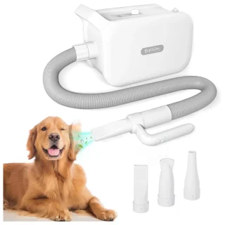 Secador de Pelo para Mascotas Inteligente – Alta Velocidad con Pantalla LED