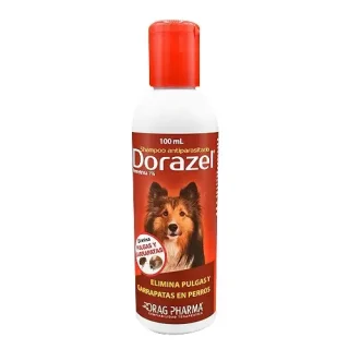 Shampoo Dorazel Plus (Drag Pharma) | Elimina Pulgas, Garrapatas y Piojos en Perros