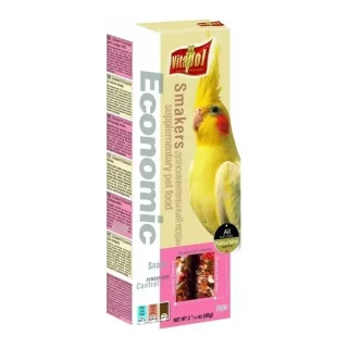 Snack Vitapol Smakers Economic (60 g): Alimento Complementario Natural para Ninfas y Cacatúas