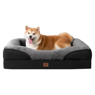 Sofá Cama Premium para Perros: Alivio Articular, Protección Impermeable y Funda Lavable
