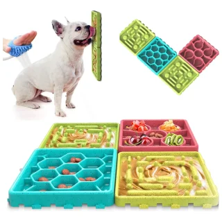Tapete de Alimentación Lenta para Perros | Alfombrilla Antiestrés y Reductora de Ansiedad