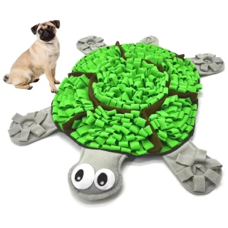 Tapete de Olfato para Perros | Con Forma de Tortuga, Comedero Lento y Antiestrés