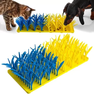 Tapete para Olfateo y Alimentación Lenta | Alfombrilla de Silicona Interactiva para Perros y Gatos 35×17 Cm