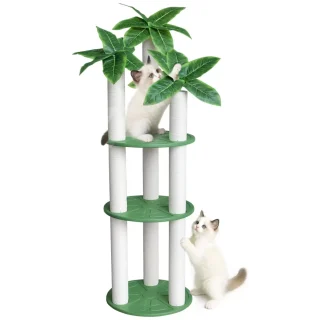 Torre Rascador Exterior Vertical (175x45x45 cm): Impermeable, Inoxidable y Firmeza en Pared