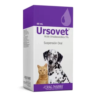Ursovet Suspensión Oral 5% (Drag Pharma) | Tratamiento Hepático para Perros y Gatos