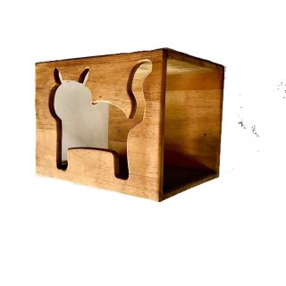 Cubo Crudo Triplex 40x30cm