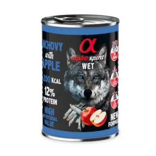 ALPHA SPIRIT BOQUERÓN CON MANZANA ROJA 400gr