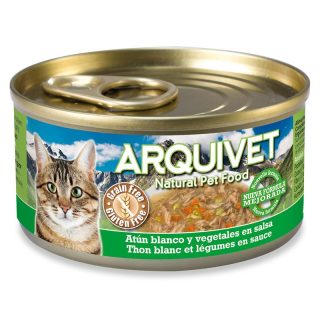 ARQUIVET ATÚN BLANCO Y VEGETALES EN SALSA 80gr