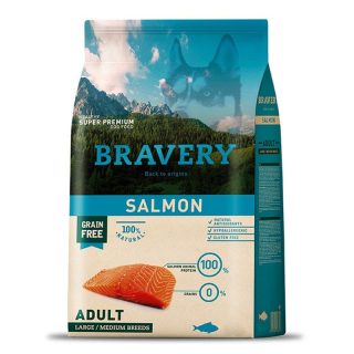 BRAVERY PERRO SALMON ADULTO 4 KILOS