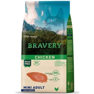 BRAVERY PERRO MINI ADULTO CHICKEN 7 KILOS