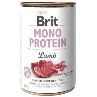 BRIT MONO PROTEIN CORDERO 400gr