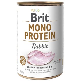 BRIT MONO PROTEIN CONEJO 400gr