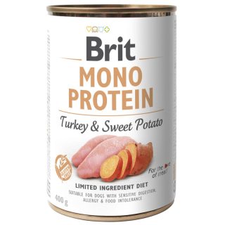 BRIT MONO PROTEIN PAVO CON BONIATO 400gr