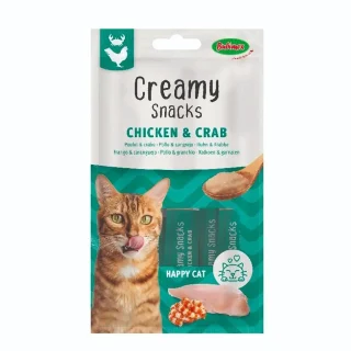 BUBIMEX CREAMY SNACKS POLLO Y CANGREJO 4x60gr