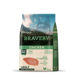 BRAVERY POLLO PERRO 4 KILOS