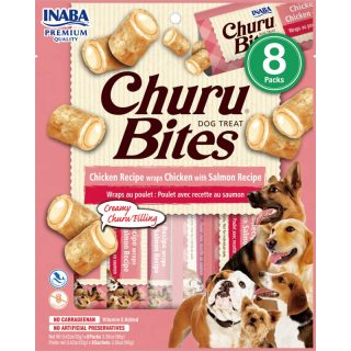 CHURU BITES RECETA DE POLLO CON SALMÓN (8 PACKS)