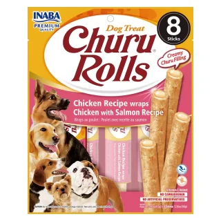 CHURU ROLLS PERRO POLLO CON SALMON