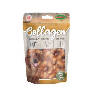 BUBIMEX AROS DE COLÁGENO CON POLLO x18, Ø3cm