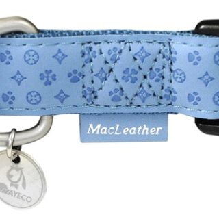 NAYECO COLLAR MAC LEATHER AZUL
