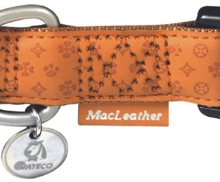NAYECO COLLAR MAC LEATHER MARRÓN