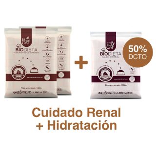 Cuidado Renal e Hidratación: 2 Biodieta Pasteurizado Bajo en Proteína + 50% dcto Caldo Original