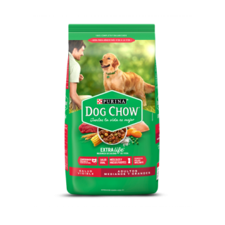 DOG CHOW ADULTOS MEDIANOS Y GRANDES CARNE Y POLLO 18KG
