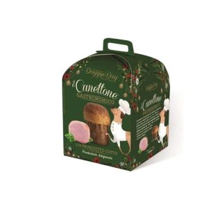 CANETTONE PARA PERROS «GASTRONÓMICO» CON JAMÓN 125gr