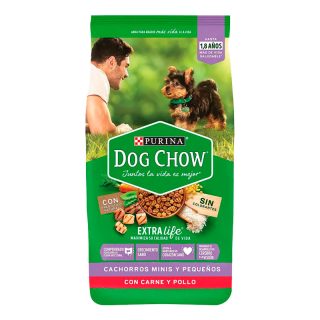 DOG CHOW 3KG. CARNE Y POLLO CACHORROS MINI Y PEQUEÑOS
