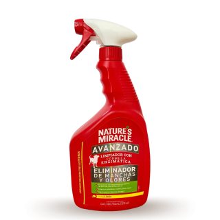 Nature’s Miracle Advance Stain & Odor Eliminator (Eliminador de Manchas y Olores Avanzado) para Gatos (Rojo) 946 ml