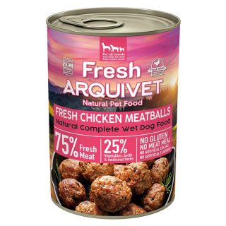 ARQUIVET FRESH CHICKEN  MEATBALLS – ALBÓNDIGAS CON POLLO, ZANAHORIA Y GUISANTES 400gr