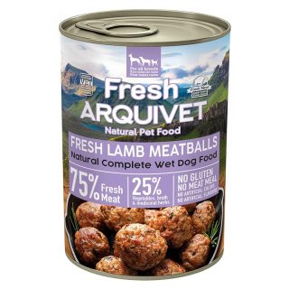 ARQUIVET FRESH LAMB MEATBALLS – ALBÓNDIGAS CON CORDERO, ZANAHORIA Y BONIATO 400gr