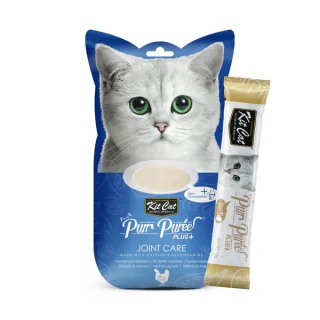 KIT CAT PURR PURÉE PLUS+ JOINT CARE POLLO (CUIDADO DE ARTICULACIONES) 4x15gr