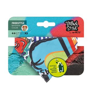 M-PETS BANDANA COLLAR FREESTYLE URBAN STYLE XS